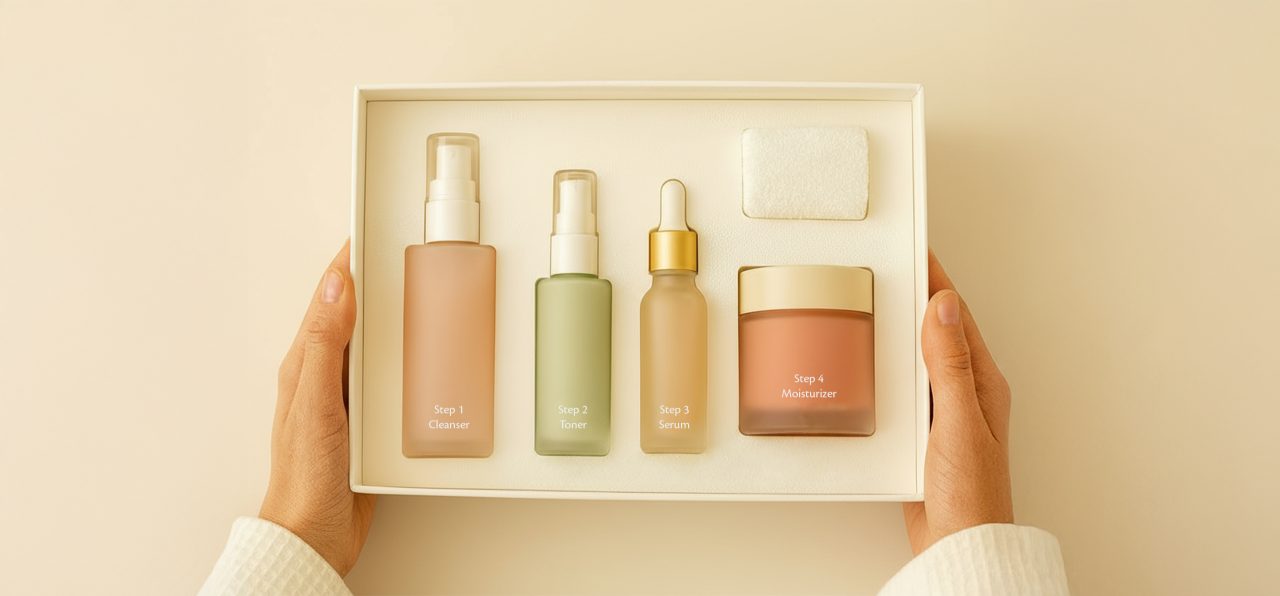 packaging skincare ideale per routine multi-step